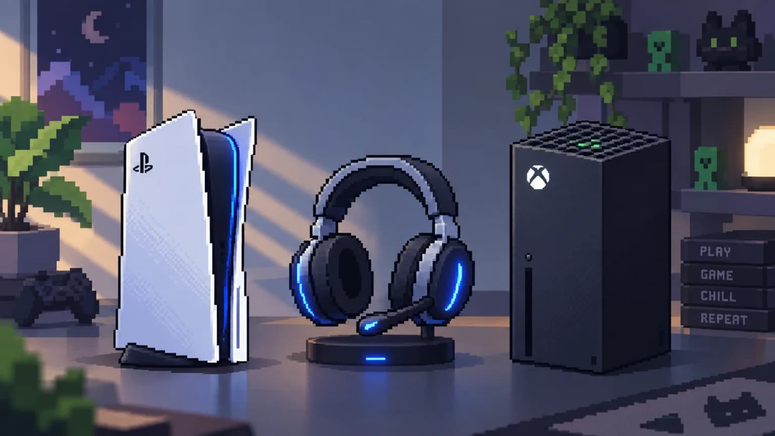 Геймпад PS5 и телефон с открытым голосовым чатом рядом с приставкой: Discord на консоли в России не подключается, а созвониться с пати можно с телефона